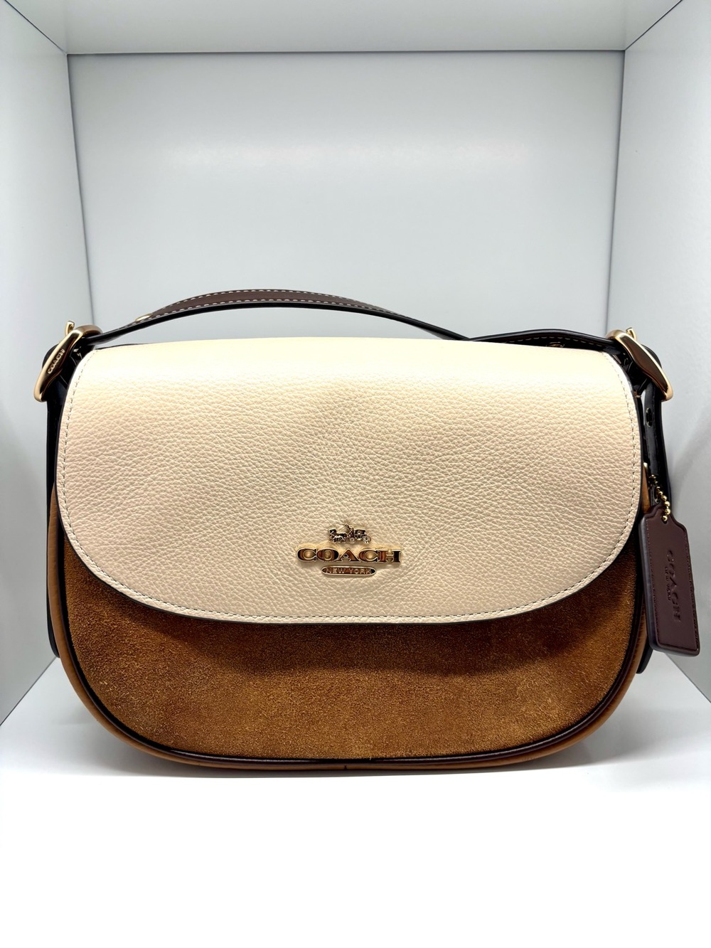 Coach Macie Saddle Bag in Color Block